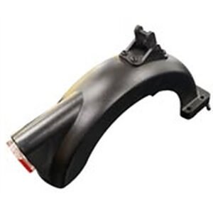 Garde-boue Soflow noir + faux rouge