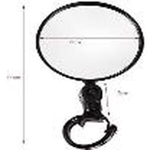 Rétroviseur rond M01 8 cm